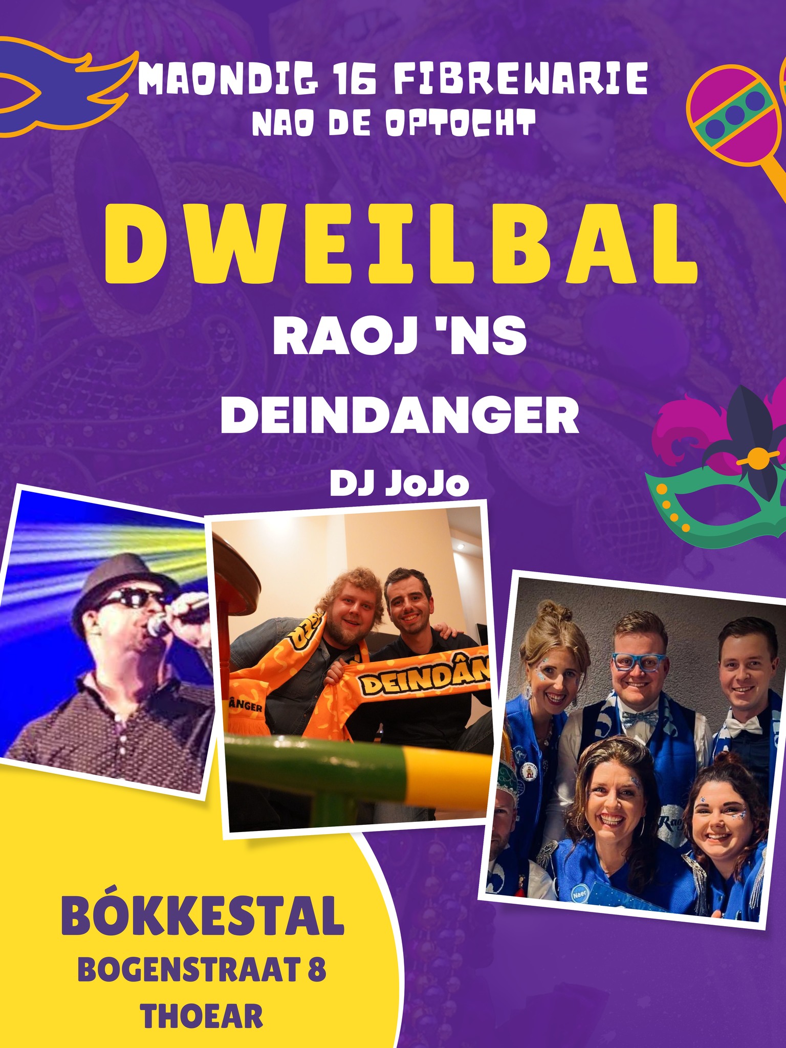 Dweilbal - Afterparty Optoch Thoear Poster