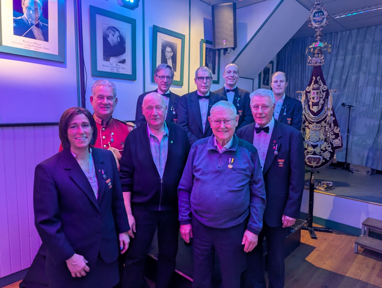 Koninklijke Harmonie van Thorn viert jubilerende leden