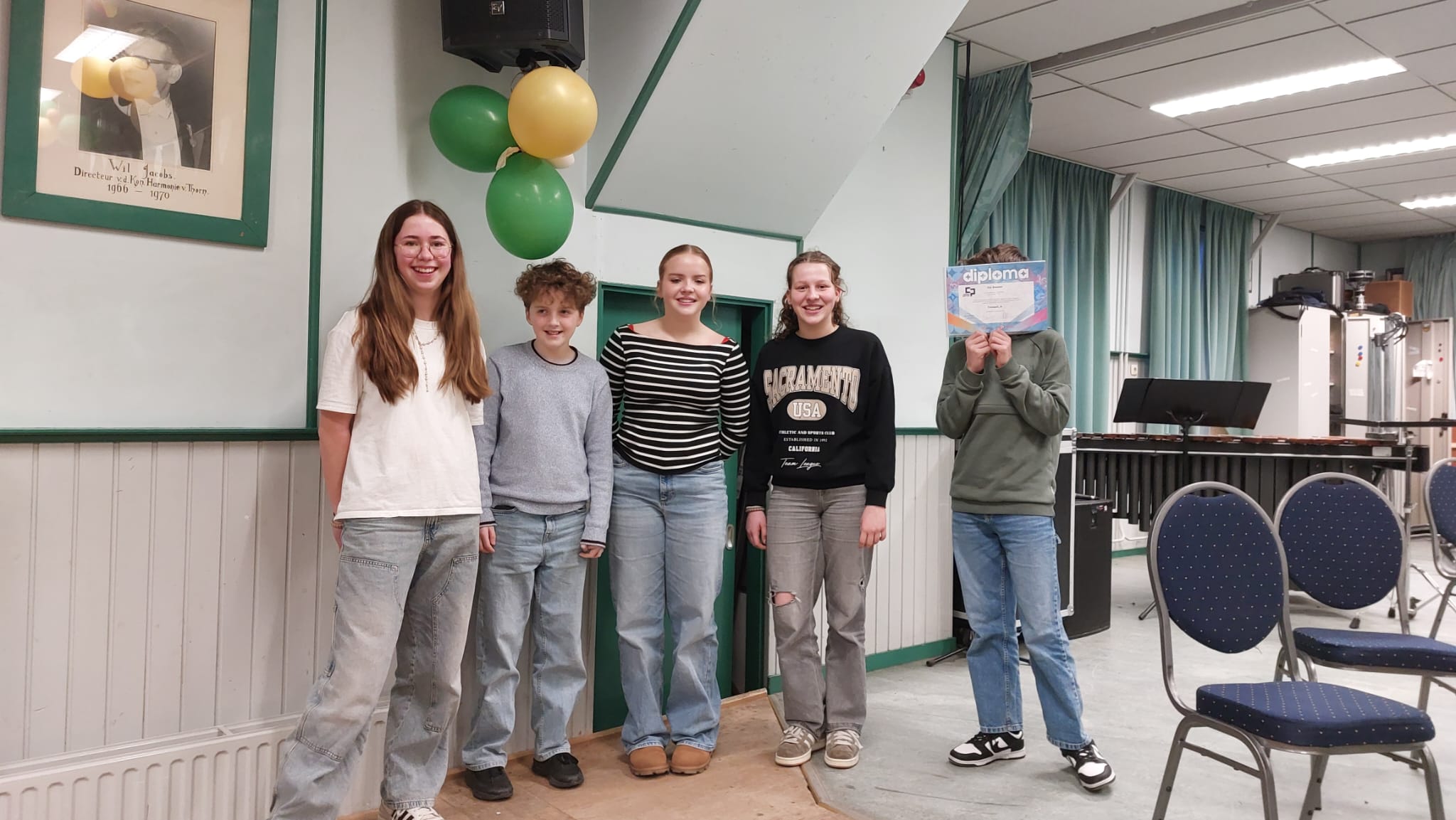 Geslaagde jeugdleden: van harte gefeliciteerd!