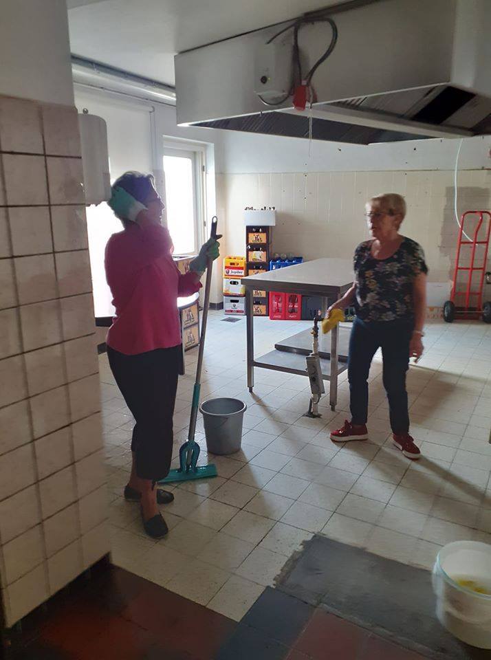 Onderhoud van ons verenigingslokaal